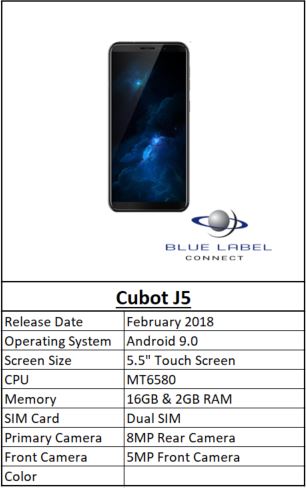Cubot J5